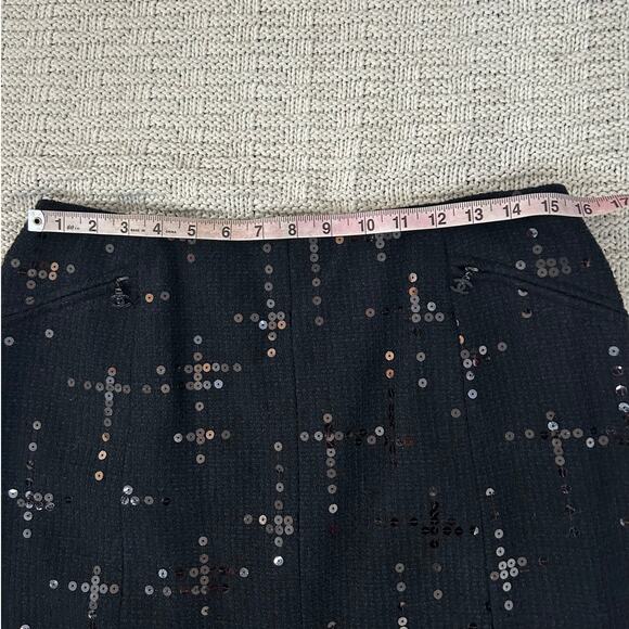 NWT Chanel Black Sequin Blazer Jacket Skirt Suit Set FR 42 US 10 02A MSRP $4340 - Picture 15 of 16